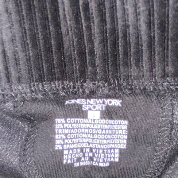 JONES New York Sport Velour Type Athletic Pants Joggers L - Picture 4 of 4